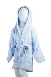 Baby Bathrobe 98/110, 340 gr/m² Light Blue