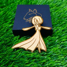 WOODEN GARDEVOIR Pokémon Magnet, Custom Geek Anime Gamer Room Gift, Nerd Video Game Fan HouseWarming Decoratie