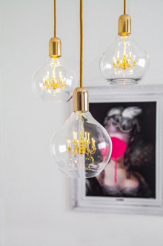 Gold King Edison Pendelleuchte