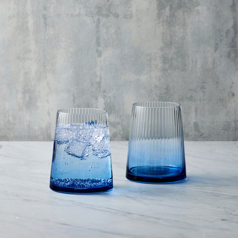 Set of 2 Empire Blue DOF Tumblers