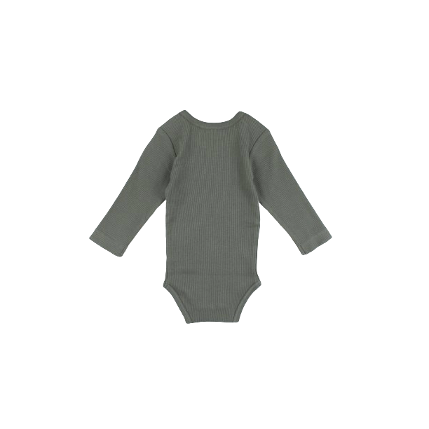 Body lange mouw unisex groen