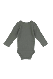 Body lange mouw unisex groen