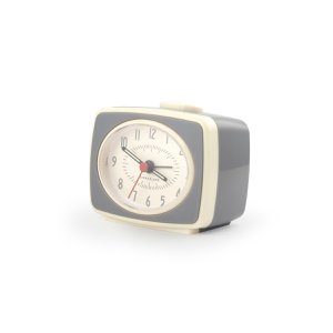 Kleiner klassischer Wecker - grau