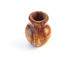 Tandstikkerholder "Vase" Tandstikkedispenser lavet af oliventræ