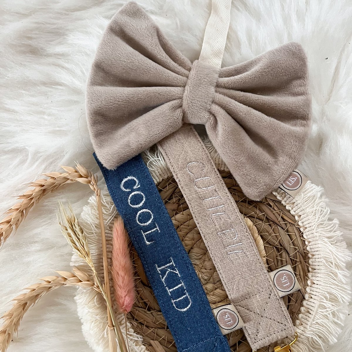 Cordon tétine - beige