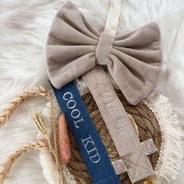 Pacifier cord - beige