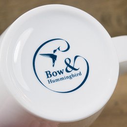 Grande tasse de porcelaine de nordique par cœur fabriqué en UE