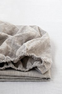 Natural Linen Fitted Sheet