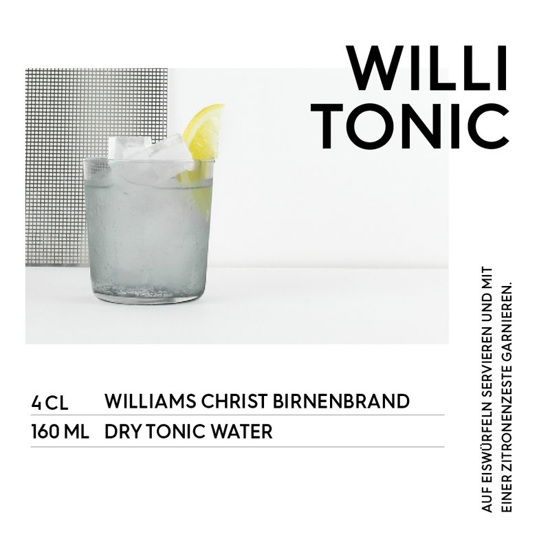 Williams Christ Pear Brandy 40% Vol. — Williams Brand from STILVOL.
