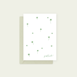 Eco Greeting Card — Good Luck