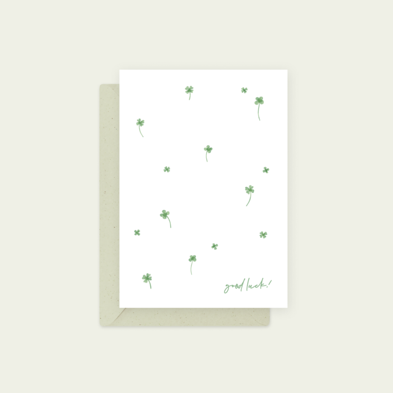 Eco Greeting Card — Good Luck