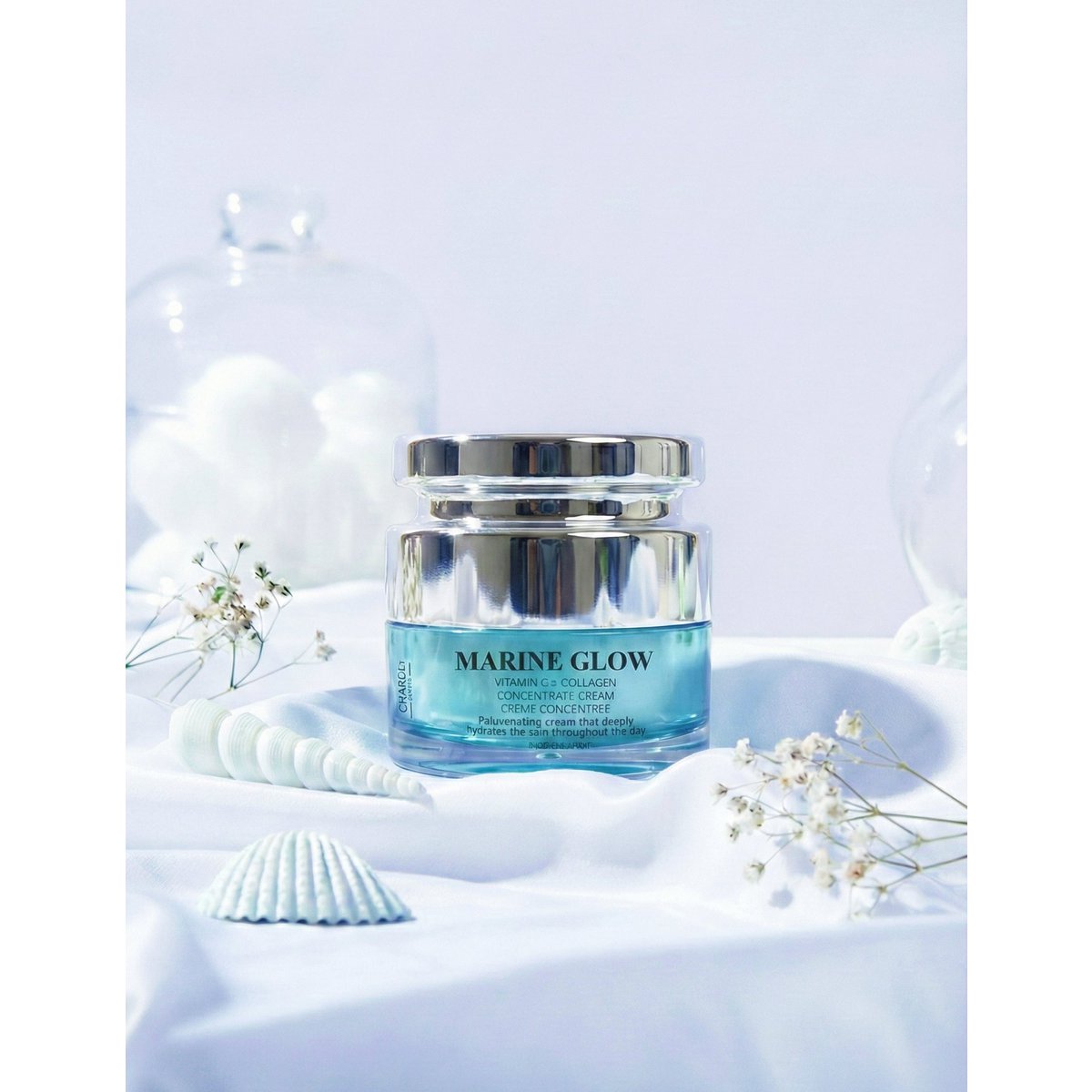 Glow marino Vitamina C + Crema concentrato di collagene 50 ml
