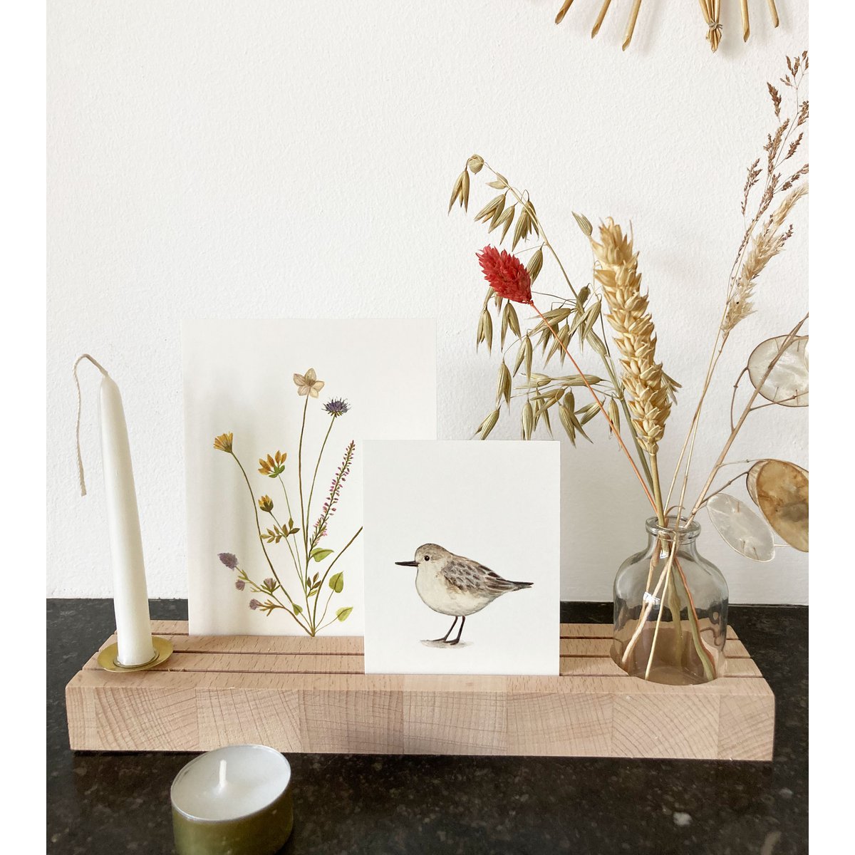 postcard | Island flowers lilac