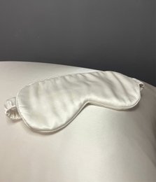 Masque de sommeil en soie Ivoire Solide
