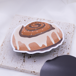 Magnet Cinnamon Roll Sweden Kanelbullar Fridge Magnet - Birthday Pig Lover