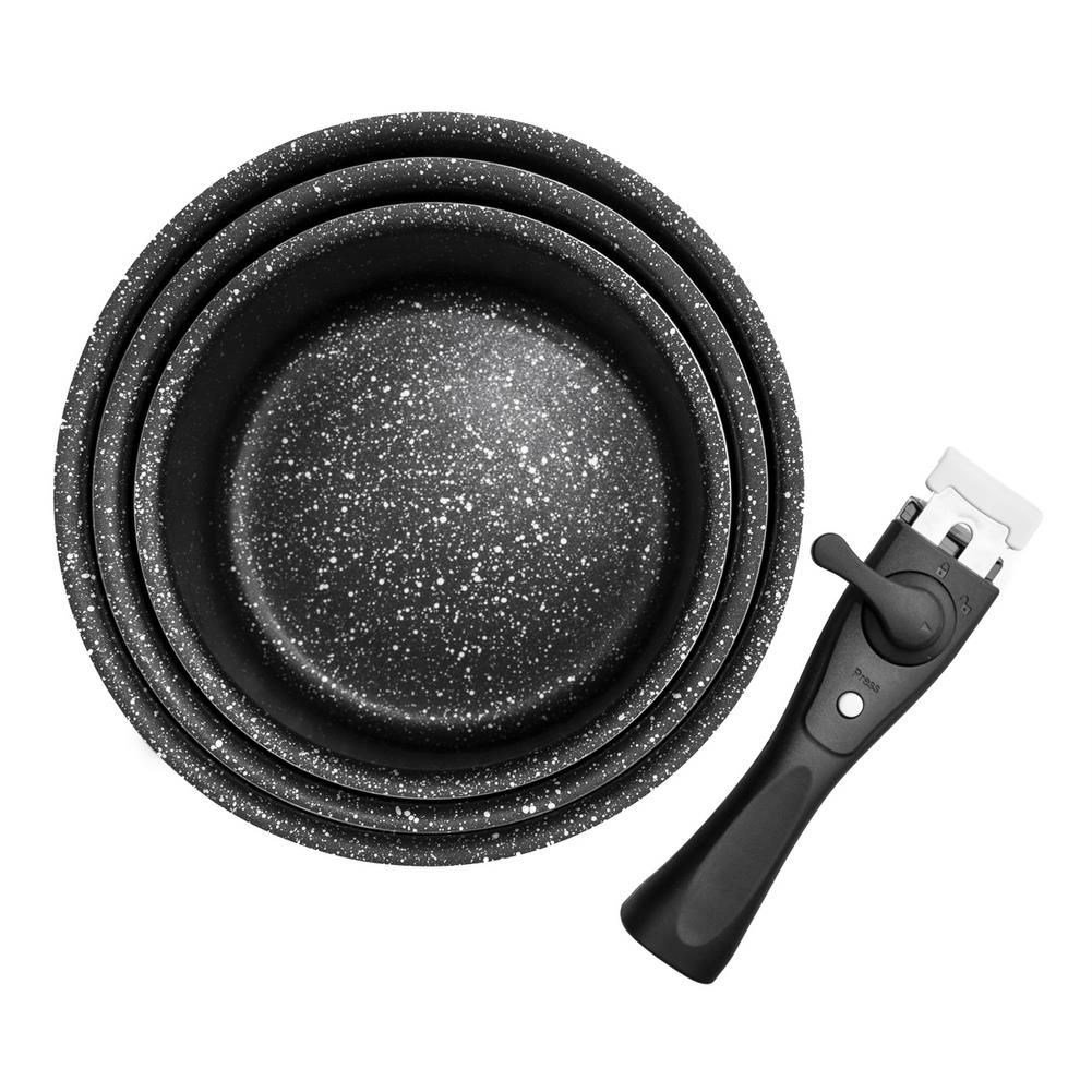 Cookware Set Granite GRANDE 4 pcs