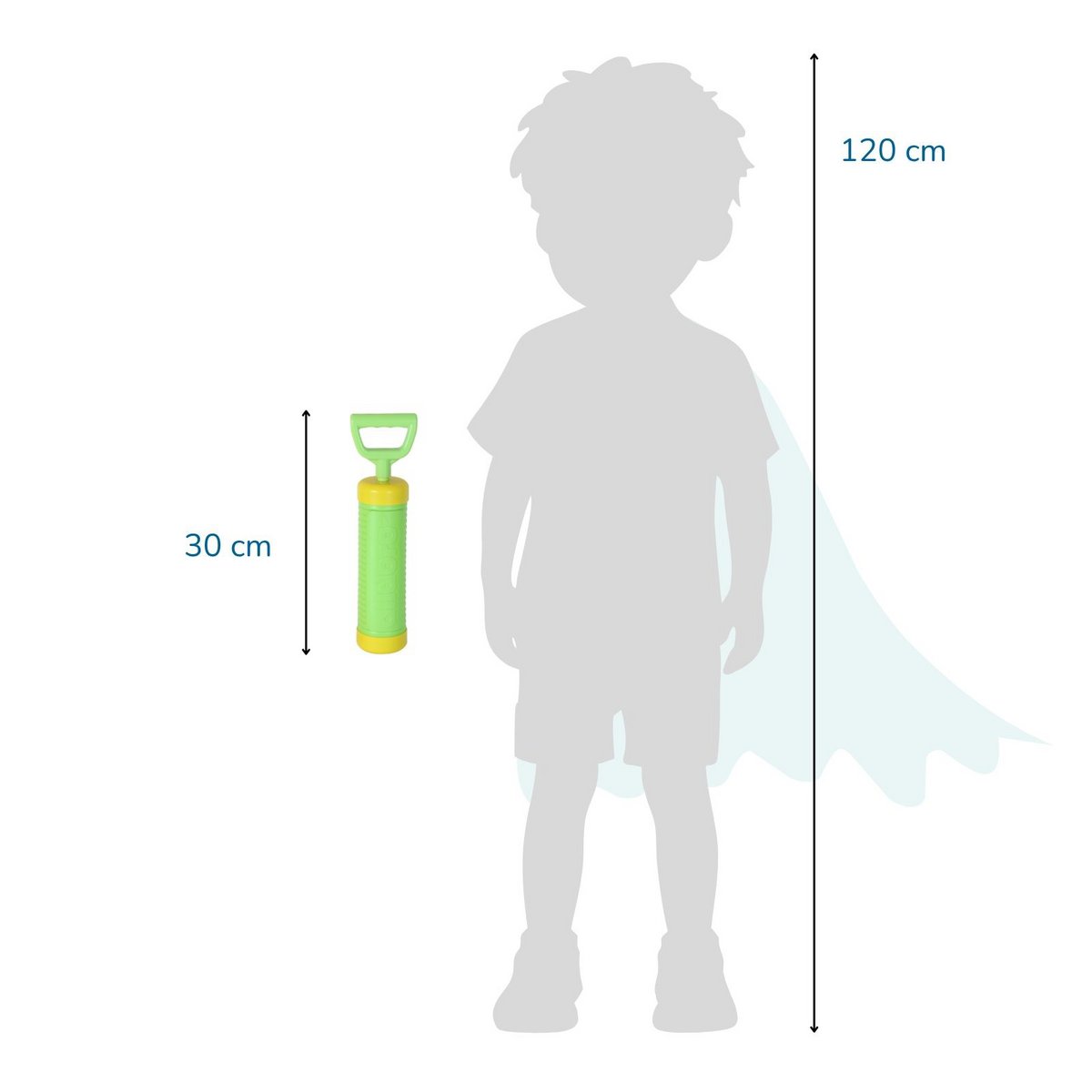Pistolet na wodę Water Shooter 30 cm, rozpyla do 12 m, 3 kolory różne