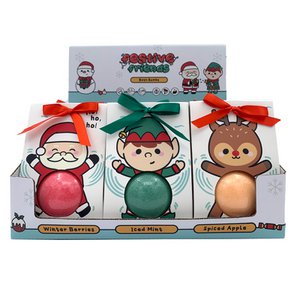 Christmas Festive Friends Bath Bomb in geschenkverpakking
