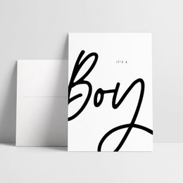 It's a Boy / Klappkarte