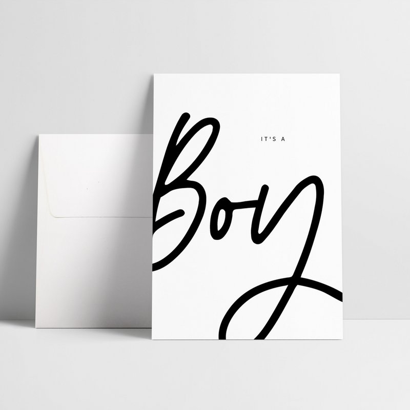 It's a Boy / Klappkarte