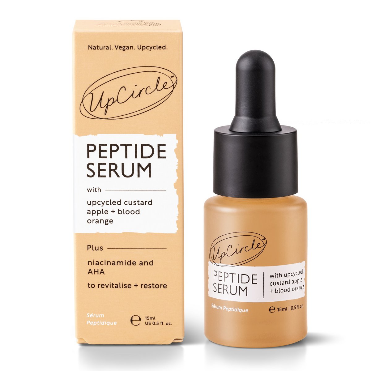 Anti-aging collageenversterkend hervulbaar peptide-gezichtsserum - Reisformaat