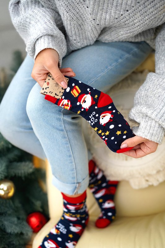 Christmas Santa Claus Socks for Kids