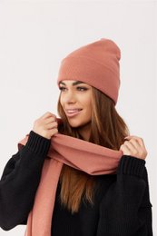 Szal PENELOPE – 100% wełny merino – migdał