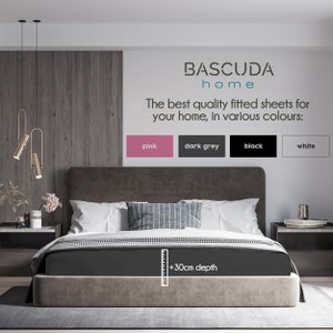 Single Fitted Sheet - 100% Cotton - 90x200cm