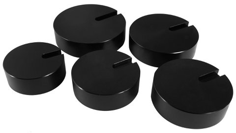 Druckstücke für Gehäuseschließer, 5 tlg., Ø 44 - 64 mm, Nr. CH-3038
