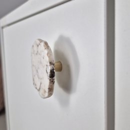 Pomo para mueble de piedra