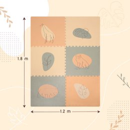 Hakuna Matte XXL Schaumstoff-Spielmatte „Jungle Sunset“ 1,8 x 1,2 m