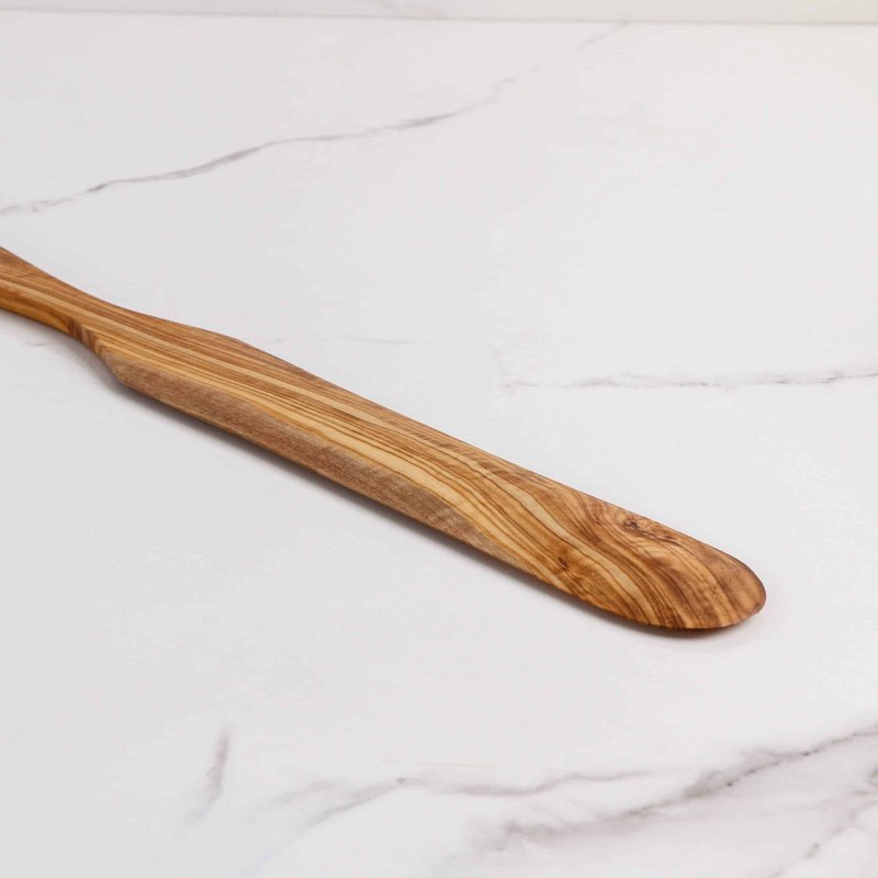 Spatule à Crêpe en Bois d'Olivier – Faite à la Main