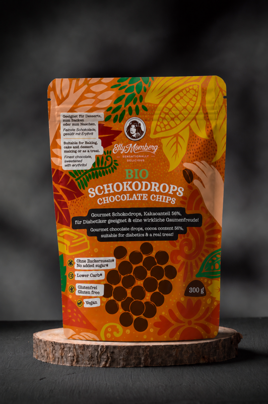 Gotas de chocolate orgánico 56% | Apto para dieta cetogénica | 300g