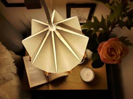 Sospensione Origami in Ecowood e White Paper - misura S