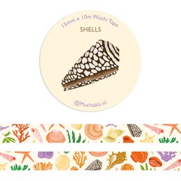 Washi tape / papirtape - skaller mønster illustration