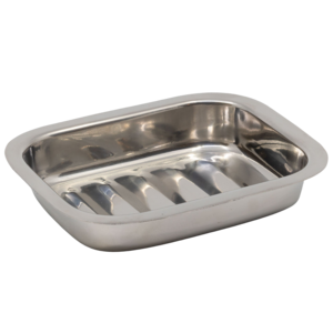 Stainless steel soap dish