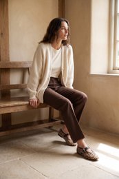 LIZA CHEETAH – Hair-On-Leder-Mary-Jane-Ballerinas