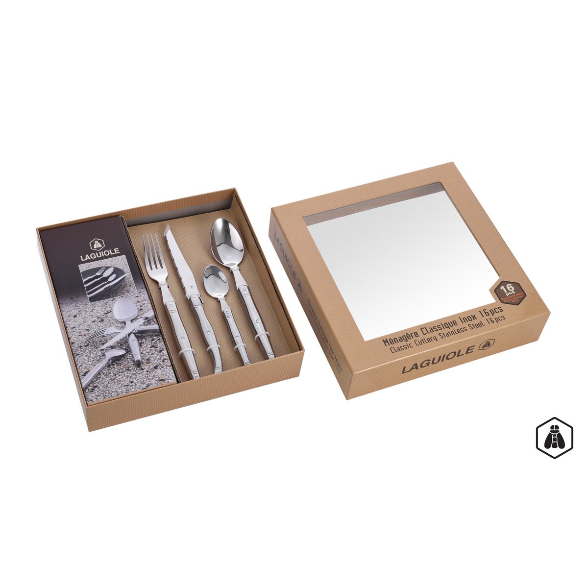 Ménagère inox 16 pièces