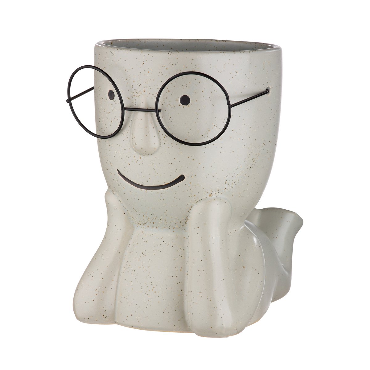 Ceramic vase "Smile" w. Glasses VE 4 so
