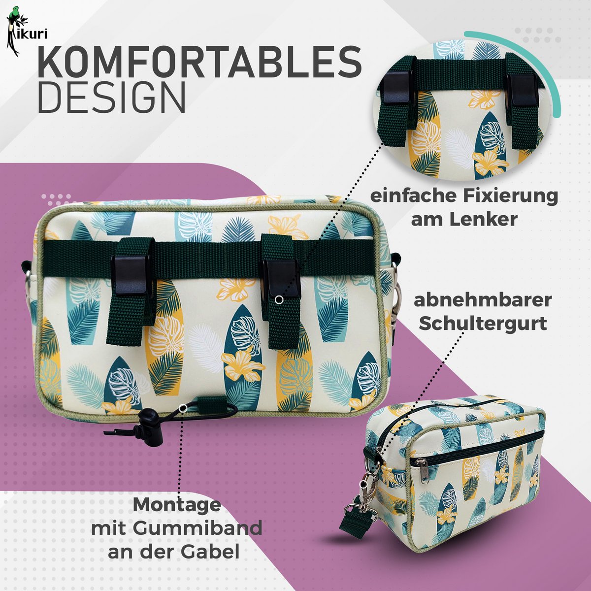Borsa da manubrio da surf