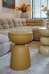 Elliott side table ocher