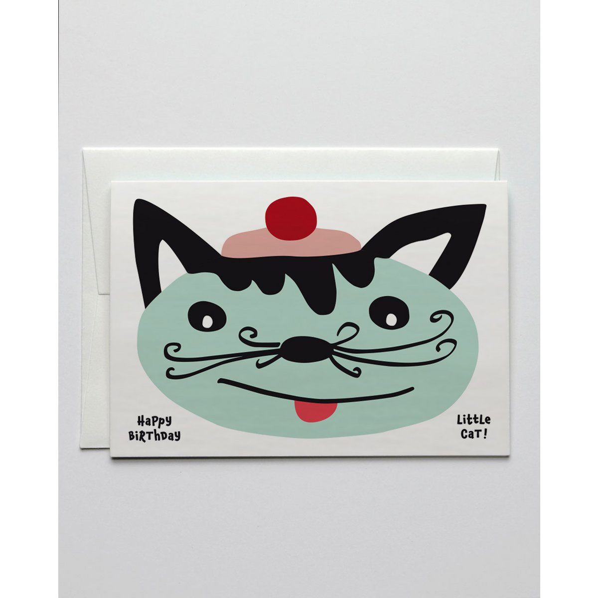 Geburtstagskarte Cat
