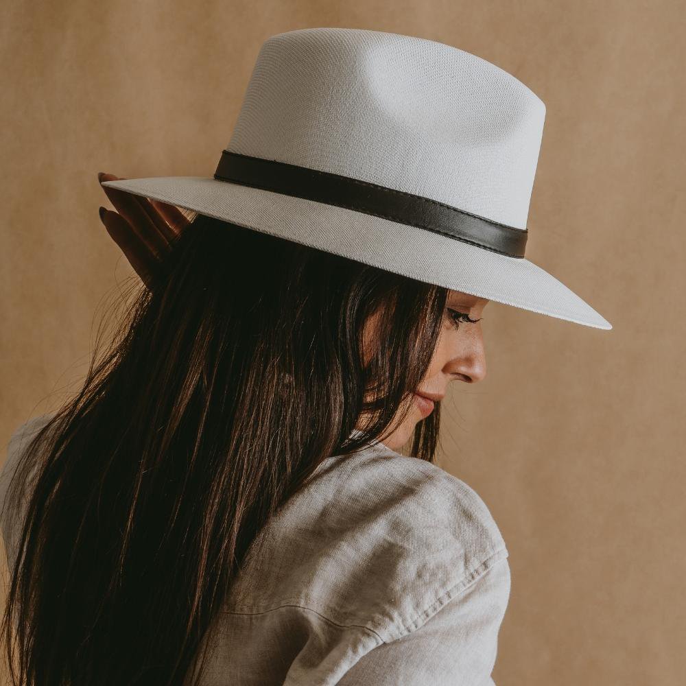 Merida · White panama style hat
