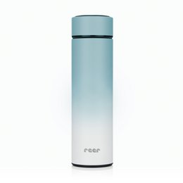 Farve Design vakuumflaske i rustfrit stål, 450 ml, blå