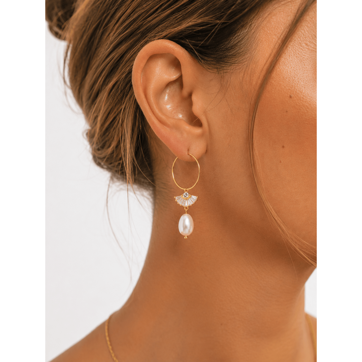Soffio dell’Angelo – Orecchini Zirconi e Perle