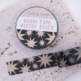 Washi Tape Star Christmas - selvklæbende tape Skandi Christmas Washi Tape julestjerne
