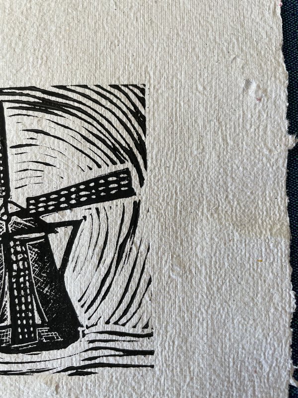 Impressions d'art sur papier fait main (A4)