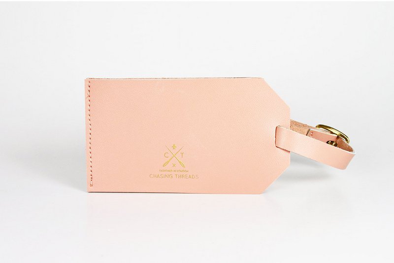 Stitch Bagagemærke - Pink