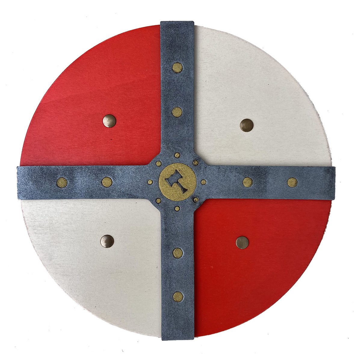 SHIELD HISTORIK VIKING L RED-WHITE THOR - ST755