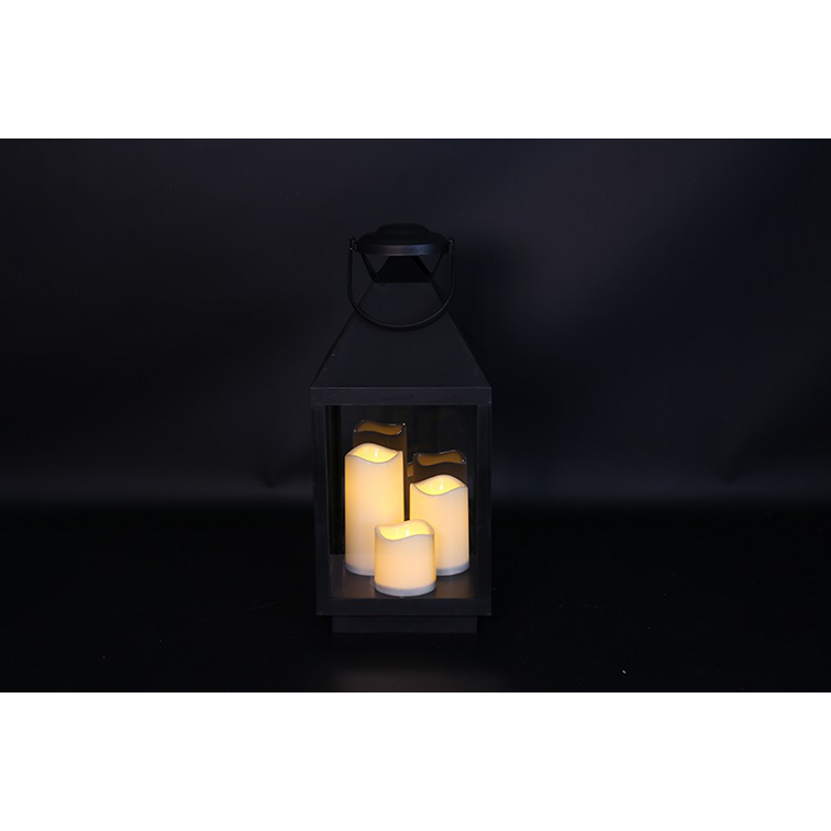 LED Lantaarn 3x Toulon S zwa